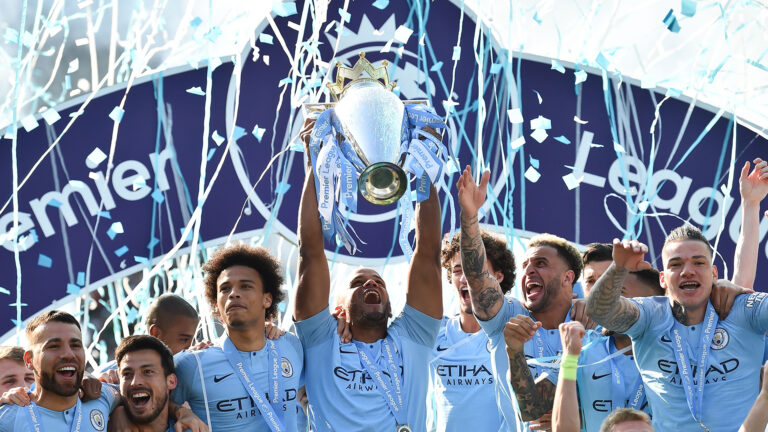 Manchester City won the Premier League Title 2020/21 (Source: Goal .com)