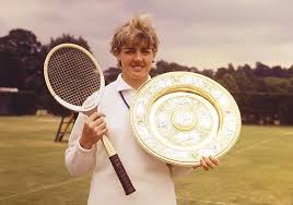 Margaret back in the 1970 Grand Slam 