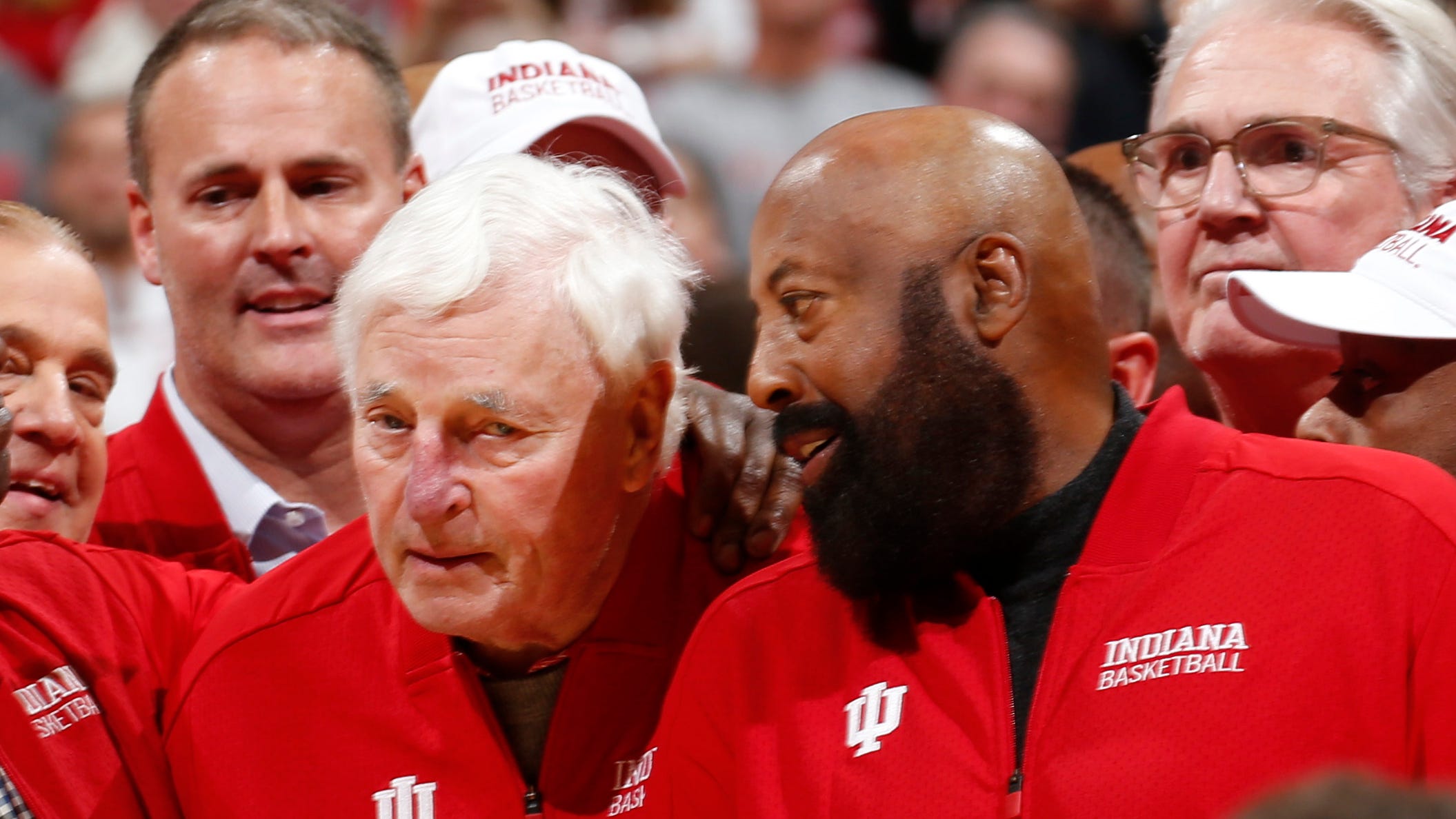 Mike Woodson With Bob Knight