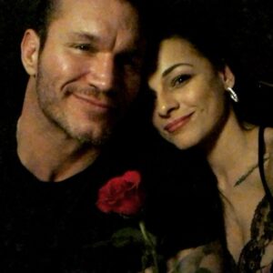 Randy Orton with his wife, Kimberly Kessler.