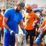 Rohit Sharma during Charity works (Source: India Fantasy)