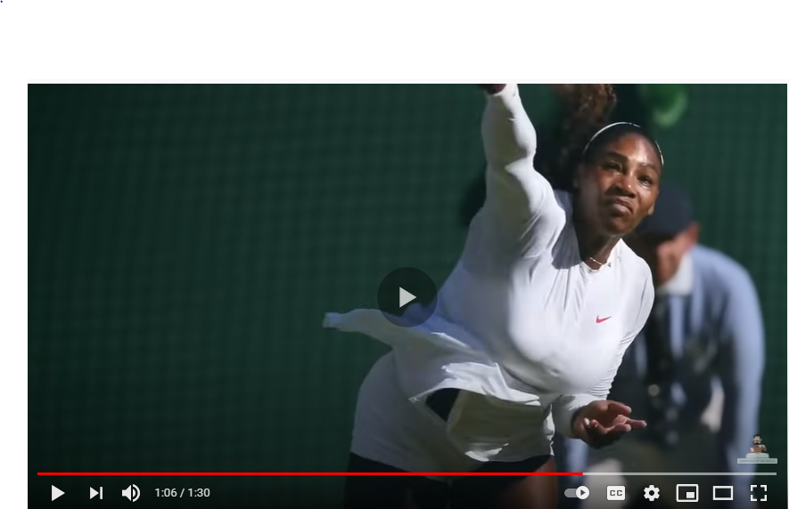 Serena's sponsorship deal with Nike