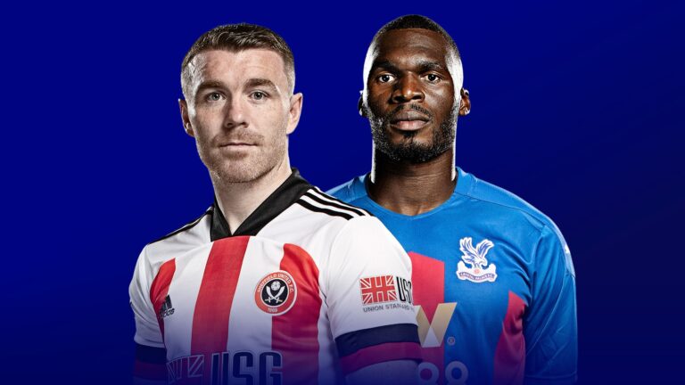 Sheffield United Vs. Crystal Palace (Source Sky Sports)