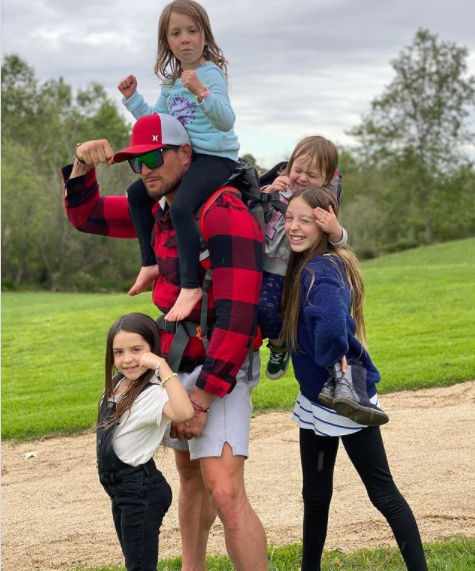 Steve with his darling angels