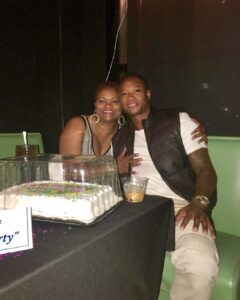 Tim Beckham with his mother