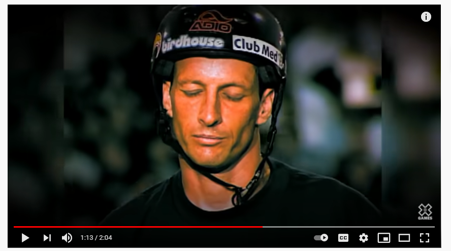 Tony Hawk making it to 900