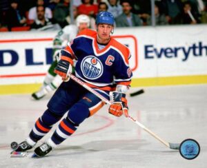 Wayne Gretzky playing Oilers