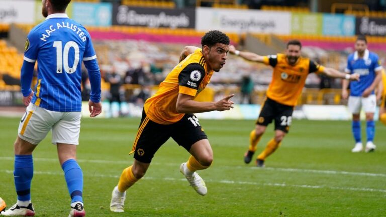Wolves 2-1 Brighton (Source: Eurosport)