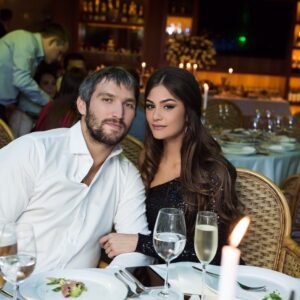 alexander ovechkin with his wife