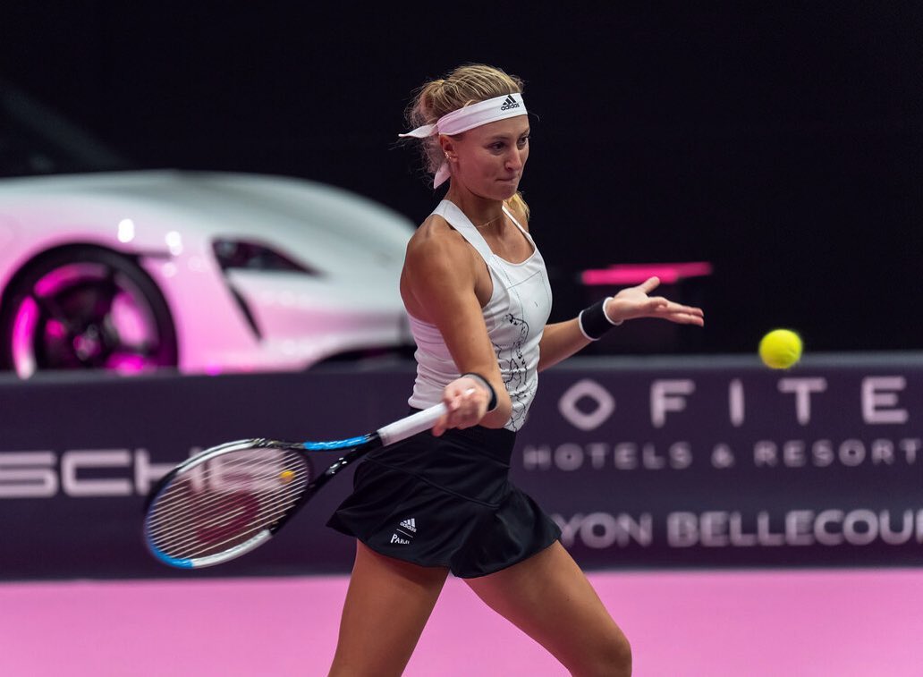 kristina mladenovic inside the court