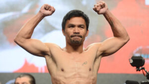 The legendary boxer, PacMan.