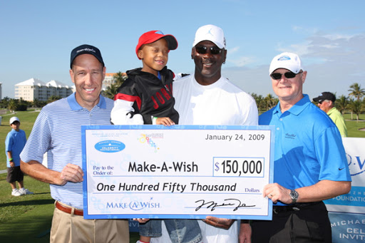 Michael Jordan With Make-A-Wish 