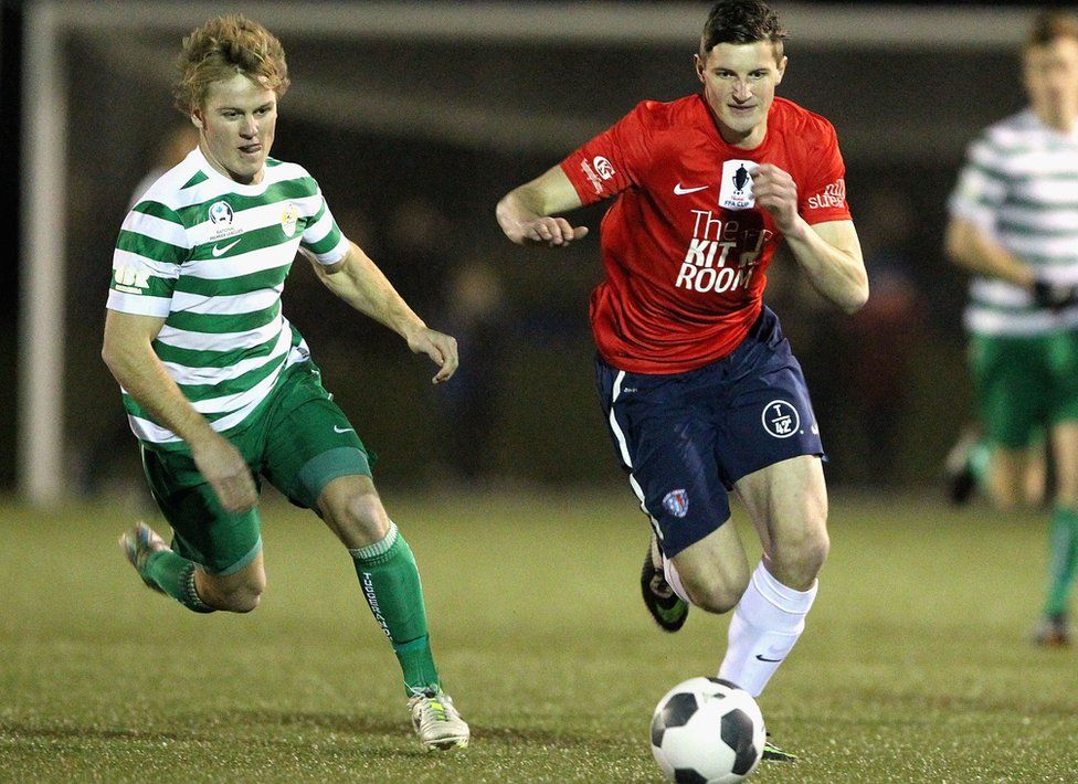 Andy Brennan on the field (Source : BBC)