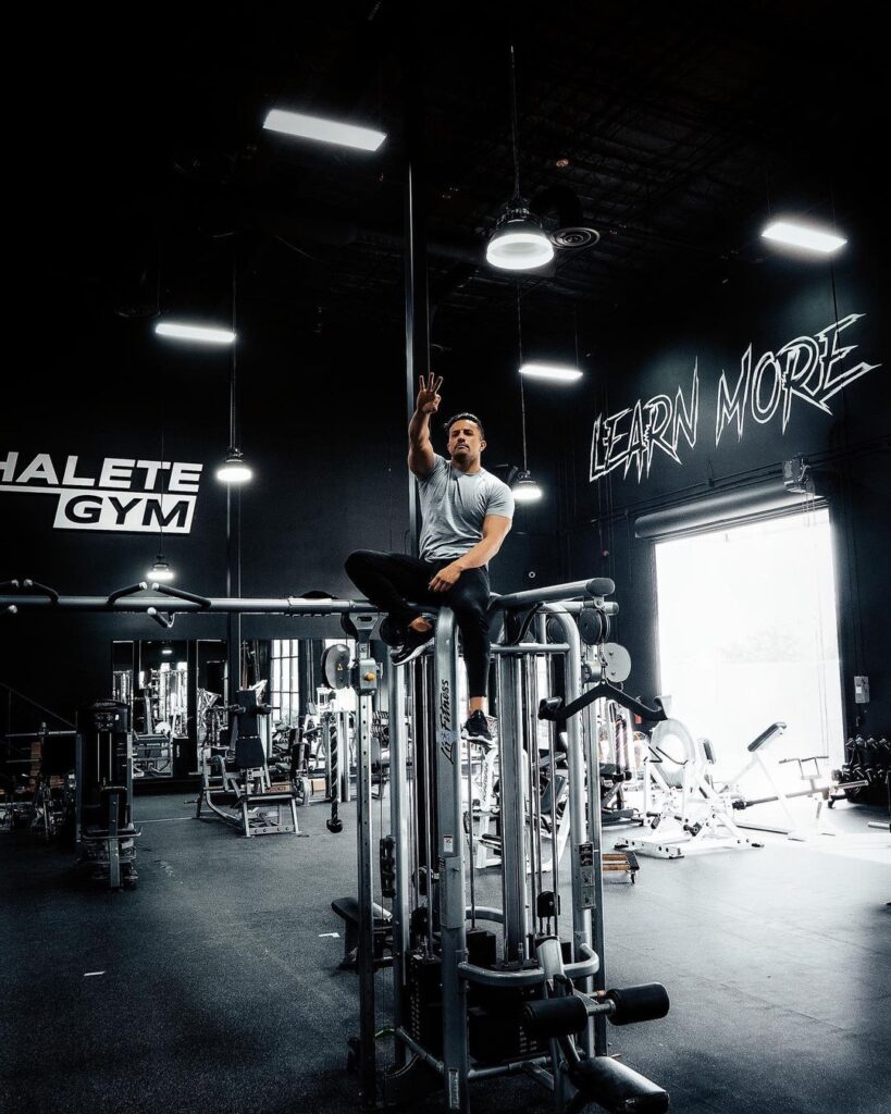 Christian Guzman in his gym (Source: Instagram)