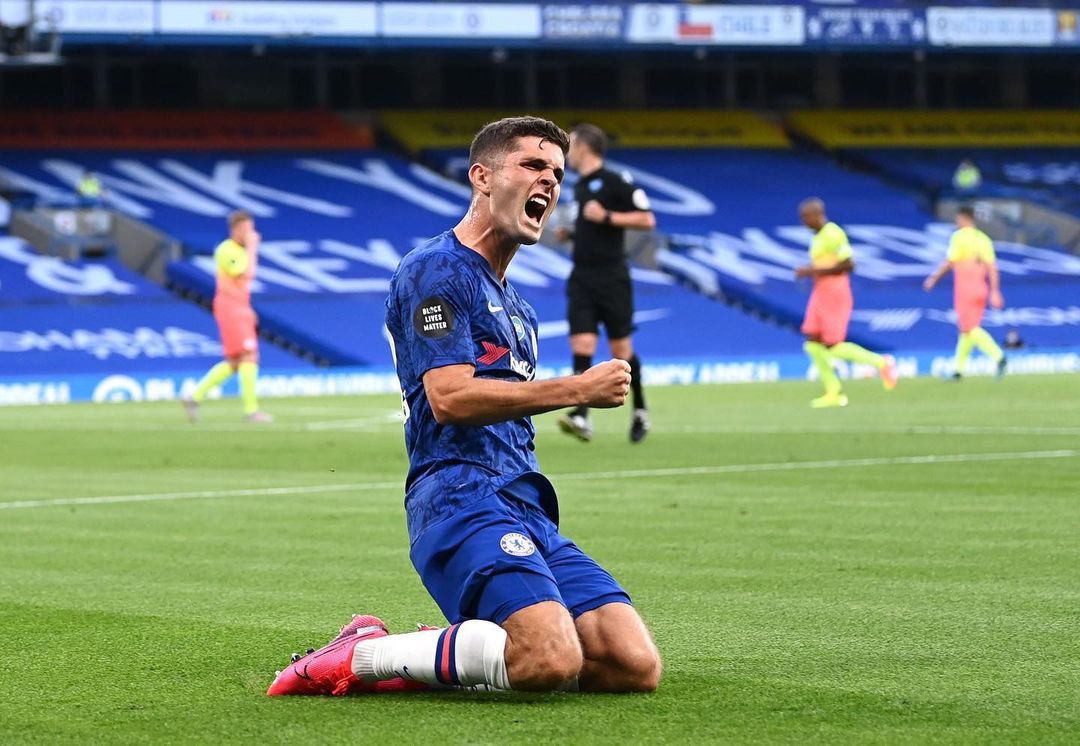 Christian Pulisic inside the field