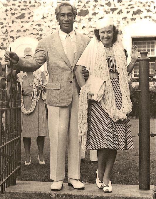 Duke with his wife