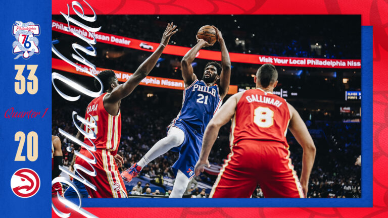 the 76ers dominating game