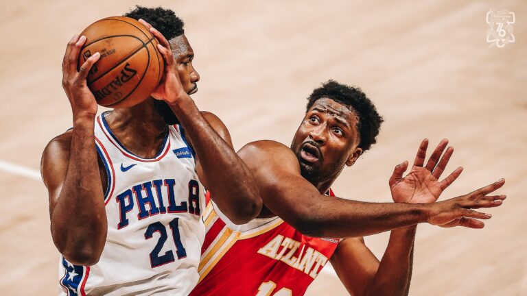 Embiid led the 76ers to win