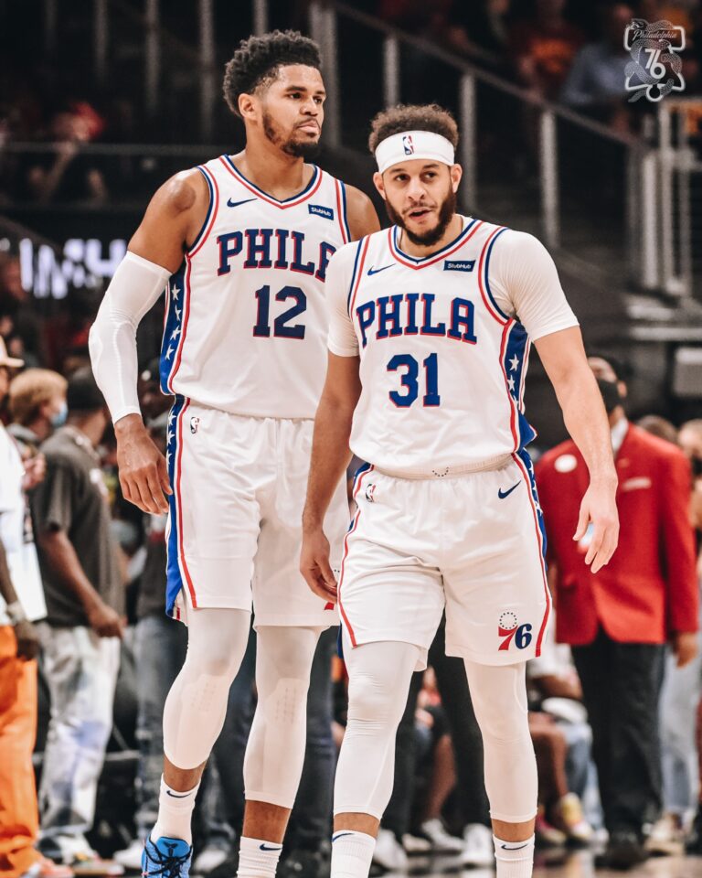 Harris and Curry help the 76ers tie the series