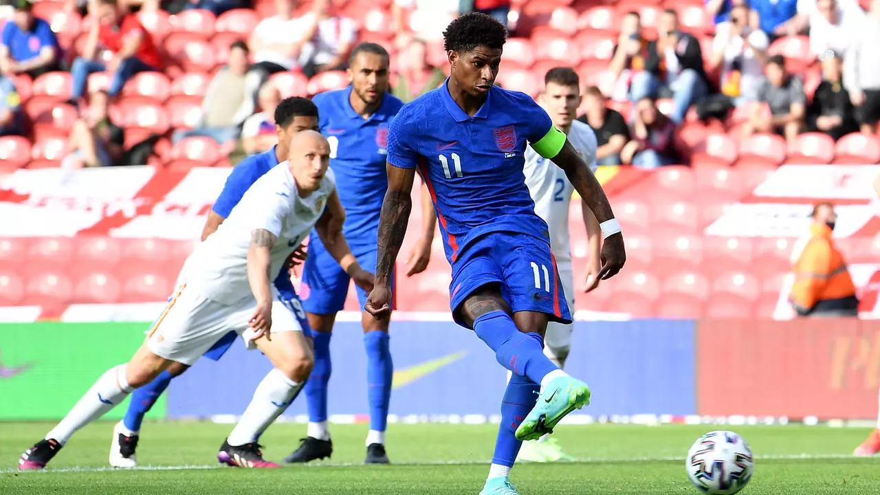 England 1-0 Romania (Source: RFI)