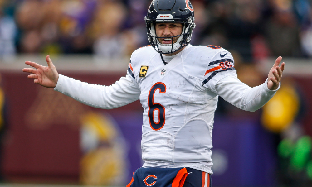 Jay Cutler playing for Chicago Bears