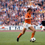 Johan Cruyff playing for Netherland