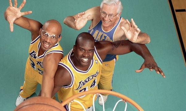 Kareem Adul Jabbar, Shaquille O Neal and George Mikan