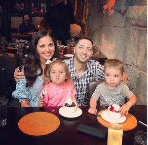 Larisa with her Husband and Kids