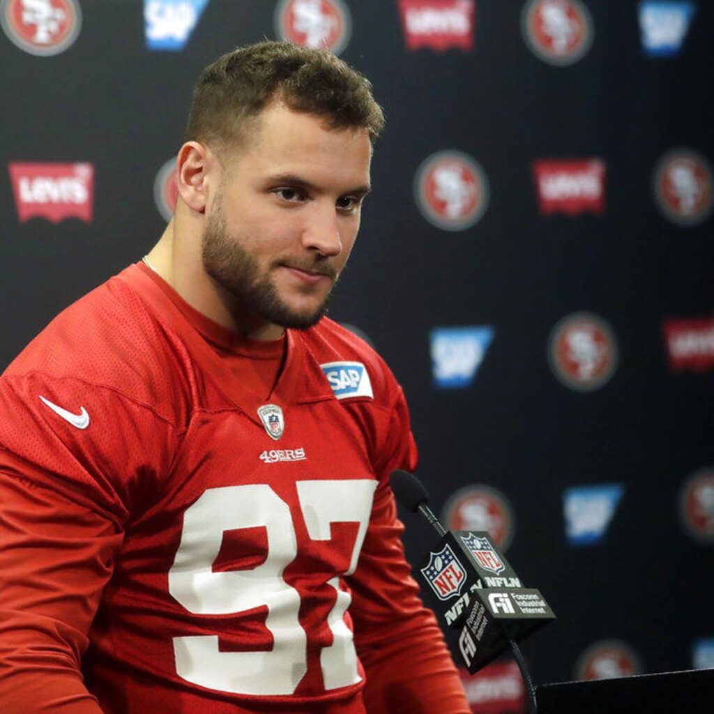 Nick Bosa, an American professional football player