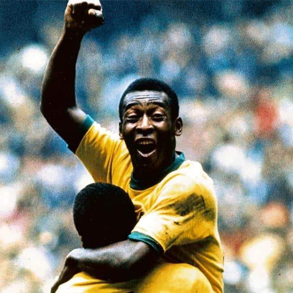 One of the iconic Pele photo