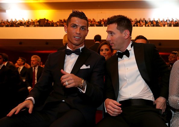 Ronaldo and Messi in single frame (Source: Twitter)