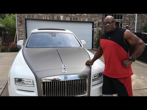 Ronnie Coleman and his Roll Royce Ghost