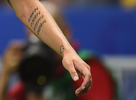 The tattooed arm of Kosovare Asllani 