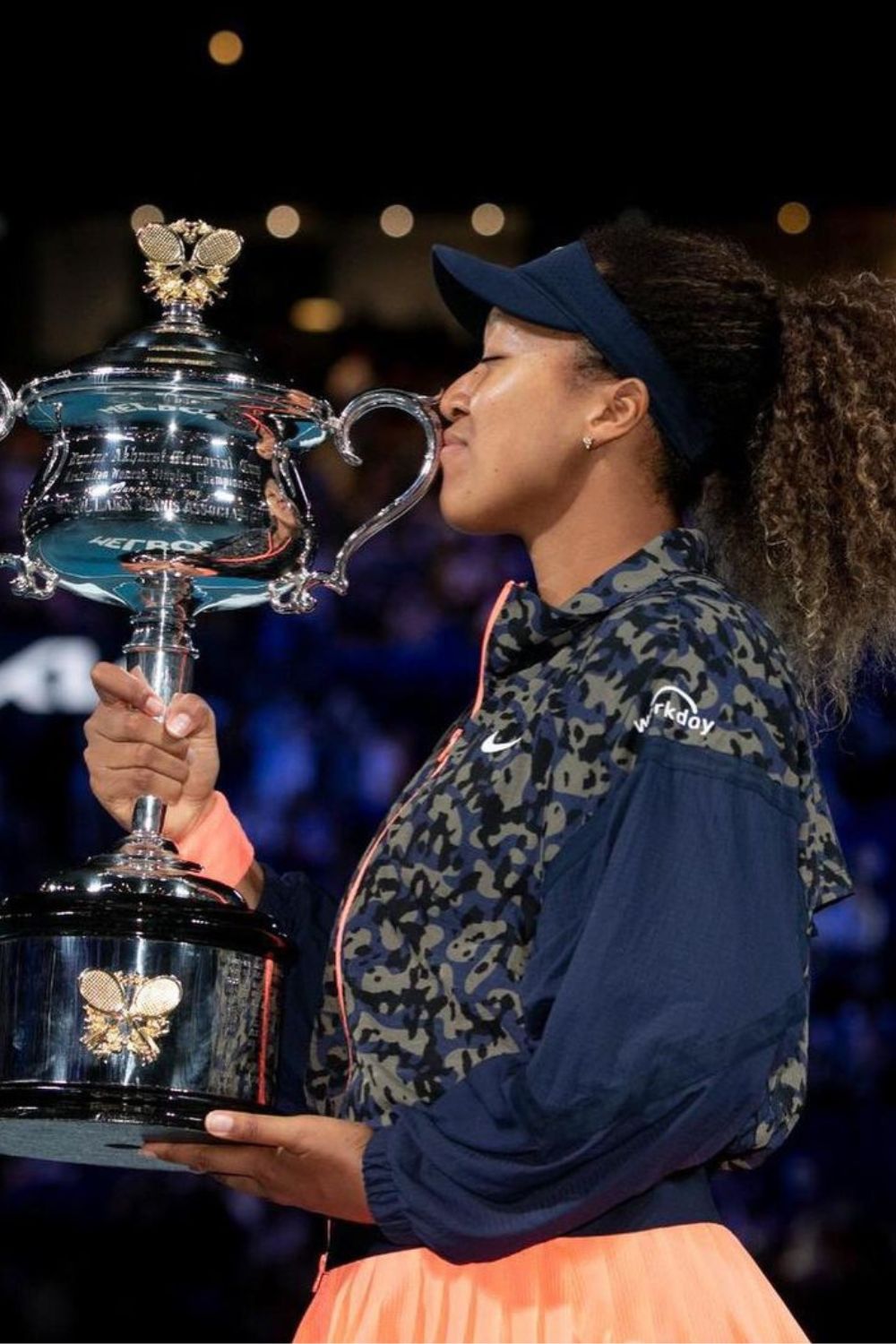 Naomi Osaka With Her Title