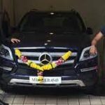 Rohit Sharma with his mercedes