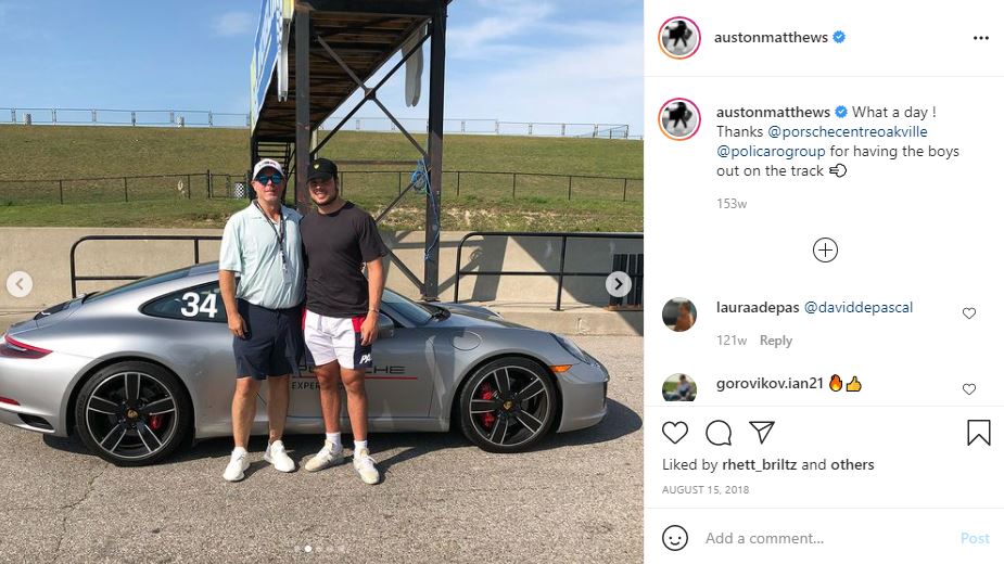 Auston Matthews' cars 