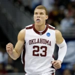 Okholama Sooners Power Forward Blake Celebrating After The Win