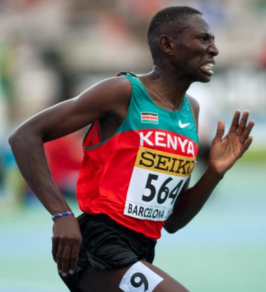 Conseslus Kipruto competing at 2012 World Junior Championship