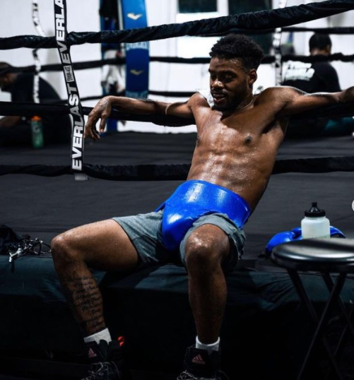 Errol Spence Jr. one of the hot boxers while training