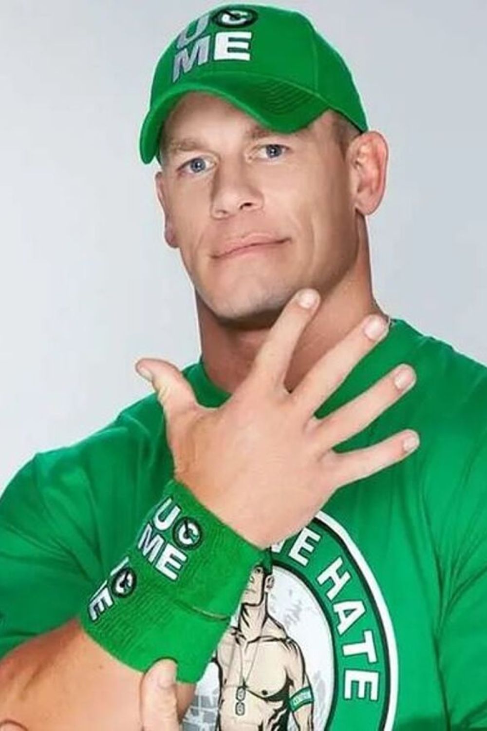 John Cena Posing With His Hand Signature