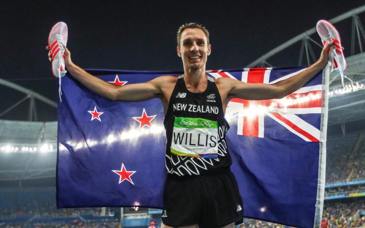 Willis winning bronze medal in the Rio Olympics.