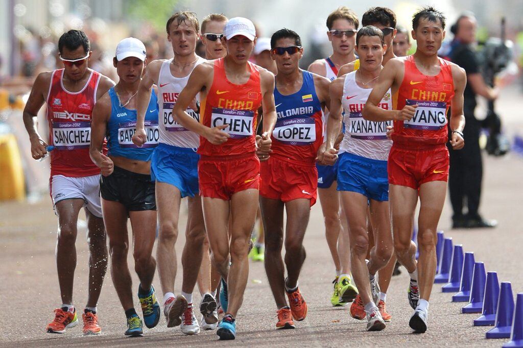Wang Zhen into Race Walking