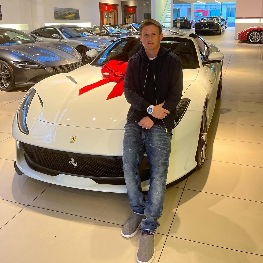 Rob Dyrdek with his new Ferrari 812GTS