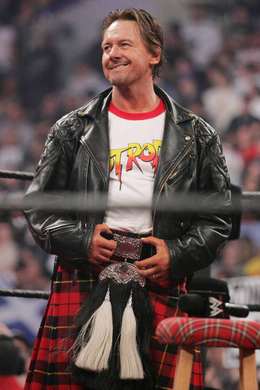 “Rowdy” Roddy Piper At The WWE Stage