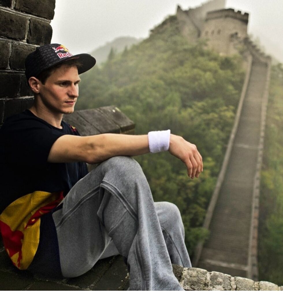 Ryan posing in China