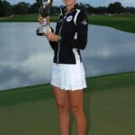 Sandra Gal With Trophy (Source: LPGA World)