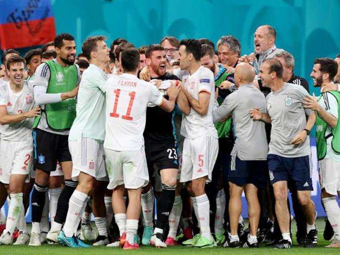 Spain reach semi final of Euro 2020 (Source: Times of India)