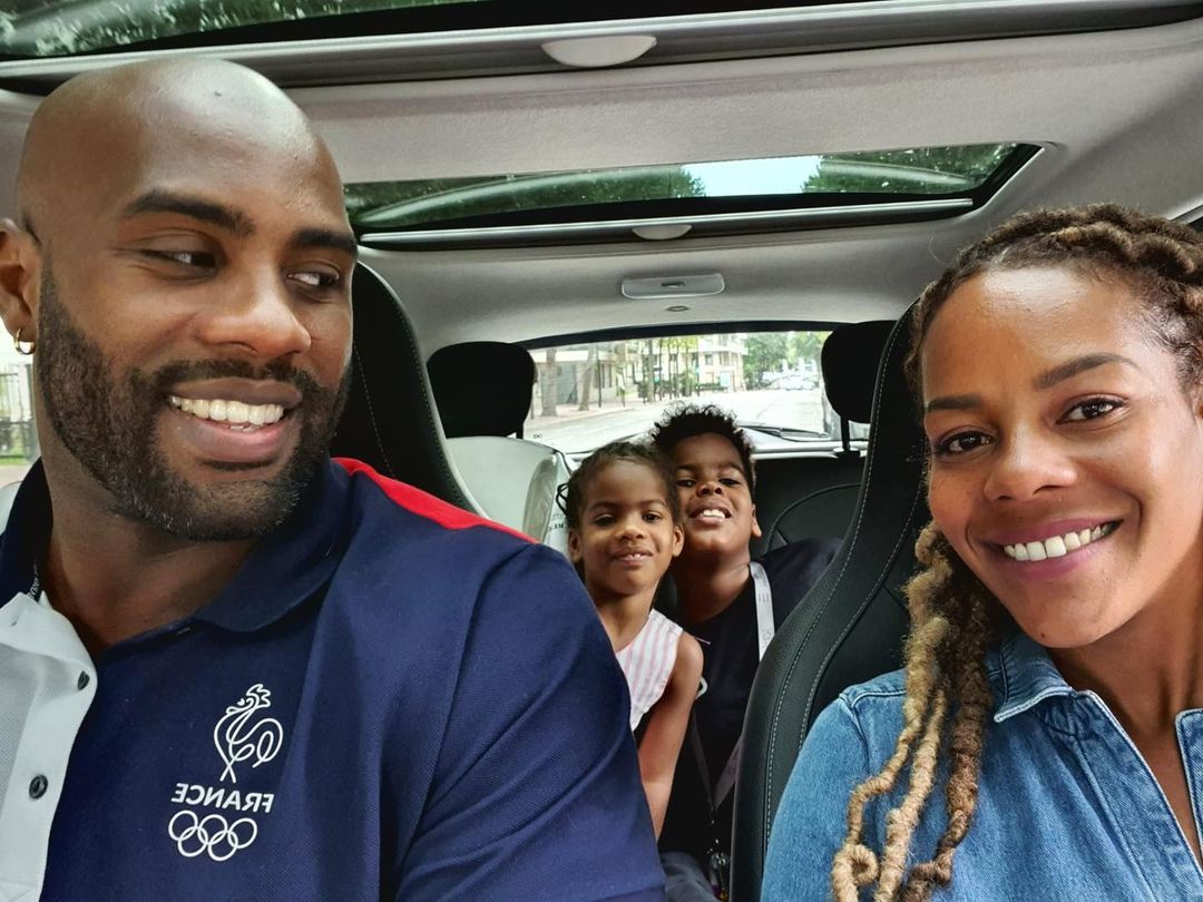 Teddy Riner With His Family