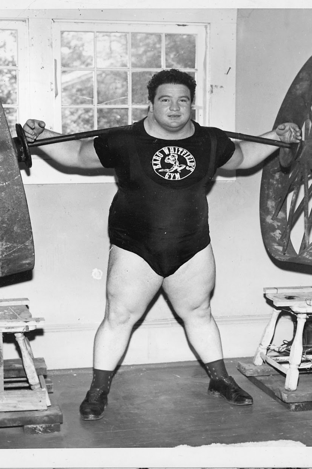 Paul Anderson During His Weightlifting Session