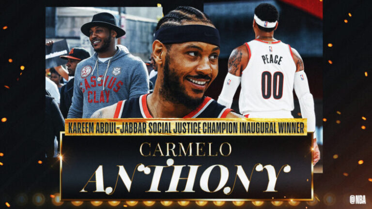 Carmelo Anthony inaugural winner